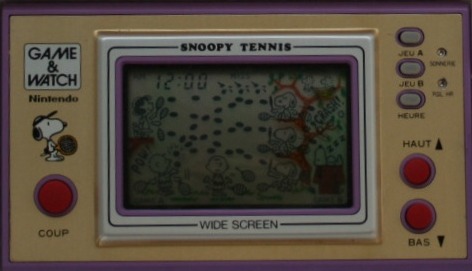 Game & Watch Snoopy Tennis (SP-30) en version J.i21 touches françaises